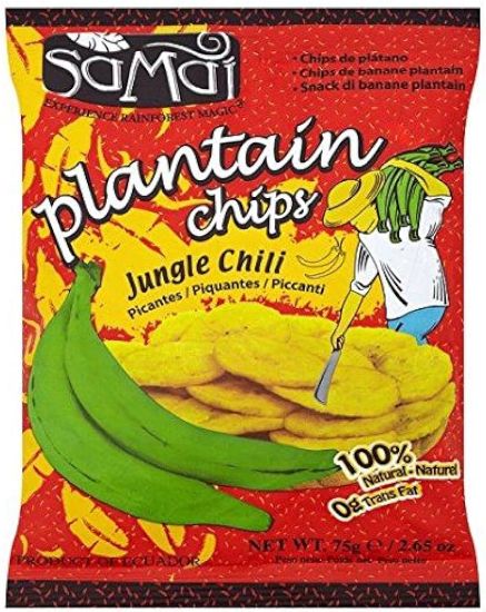 Imagen de SAMAI PLATANITOS CHIPS PICANTES 75G