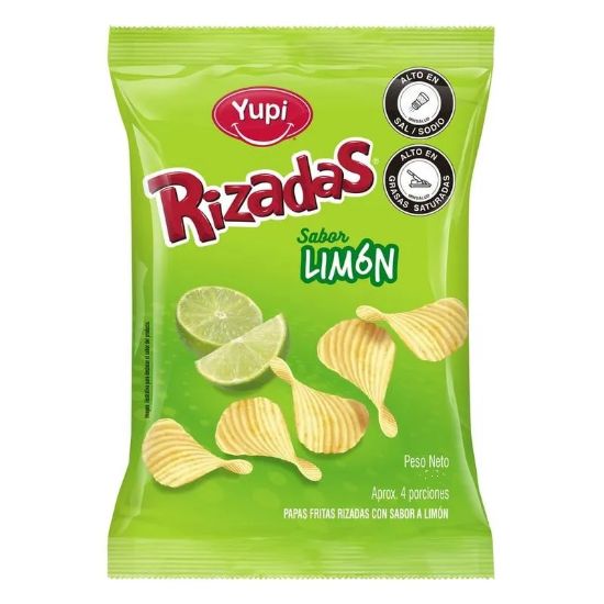 Imagen de Papas Fritas de Limón Onduladas Rizadas  115 G