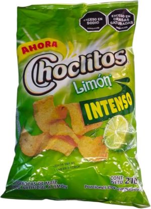 Imagen de SNACK CHOCLITOS LIMON INTENSO 210 G