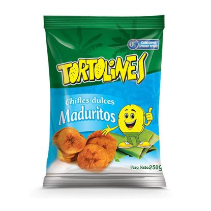 Imagen de TORTOLINES CHIFLES DULCES MADURITOS 250G