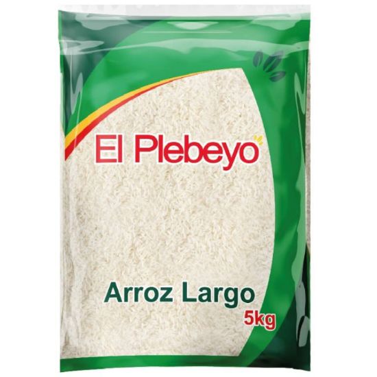 Imagen de ARROZ LARGO EL PLEBEYO 1KG