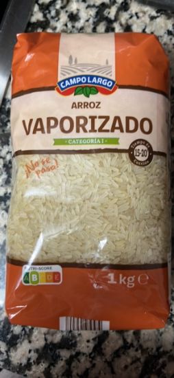 Imagen de ARROZ VAPORIZADO 1KG CAMPO LARGO