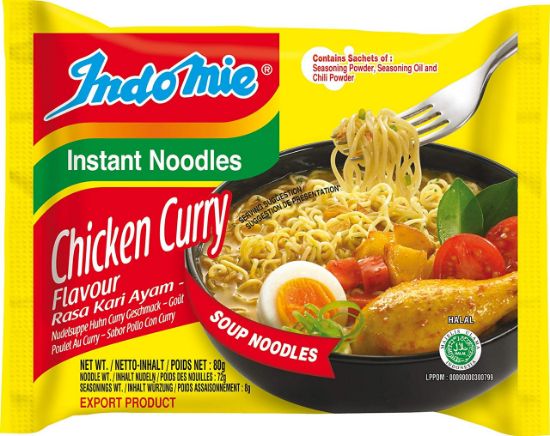 Imagen de INDOMIE CHICKEN CURRY NOODLES 70G