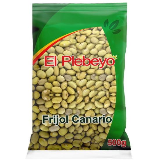 Imagen de FREJOL CANARIO 500G EL PLEBEYO