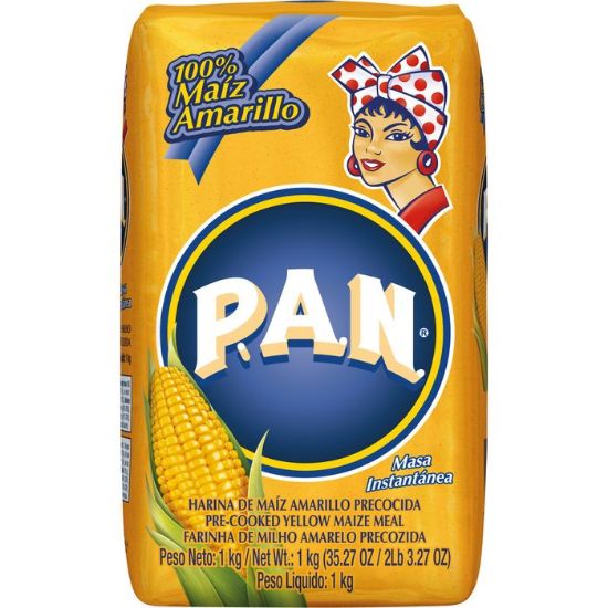 Imagen de HARINA DE MAIZ AMARILLO 1KG PAN