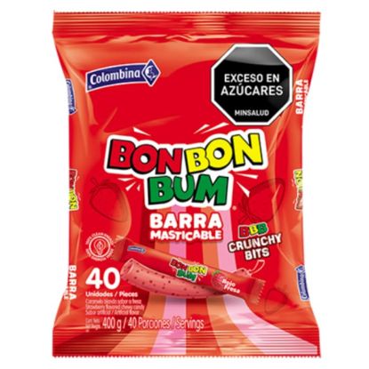 Imagen de BON BON BUM BARRA MASTICABLES X 40 UND