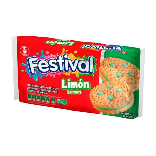 Imagen de GALLETAS FESTIVAL LIMON X 12 UND