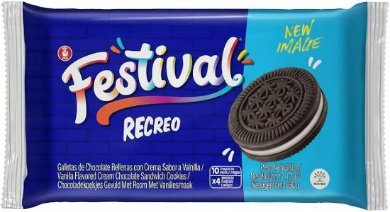 Imagen de GALLETA FESTIVAL RECREO X 12 UND