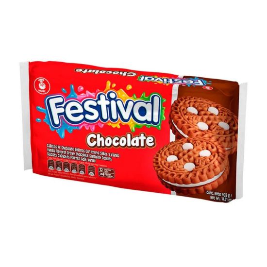Imagen de GALLETA FESTIVAL CHOCOLATE X 12 UND
