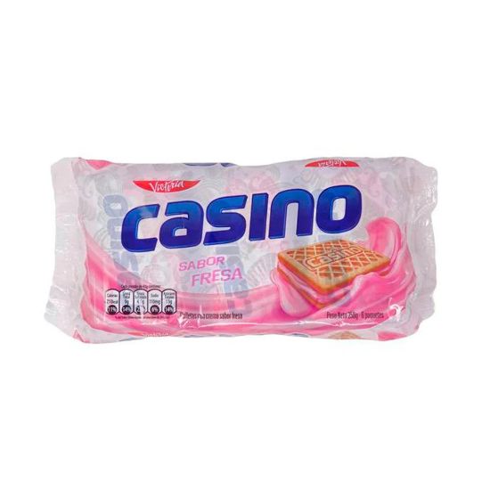 Imagen de GALLETA CASINO FRESA PACK 6 X 43G