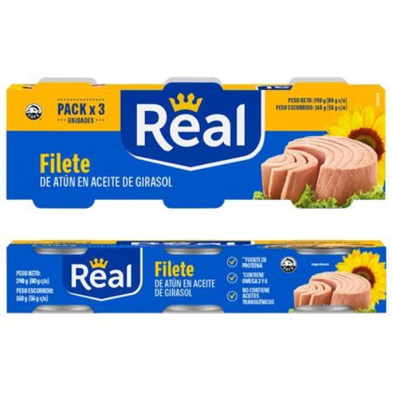 Imagen de ATUN REAL PACK X 3