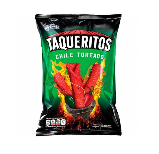 Imagen de TAQUERITOS CHILE TOREADO 180G