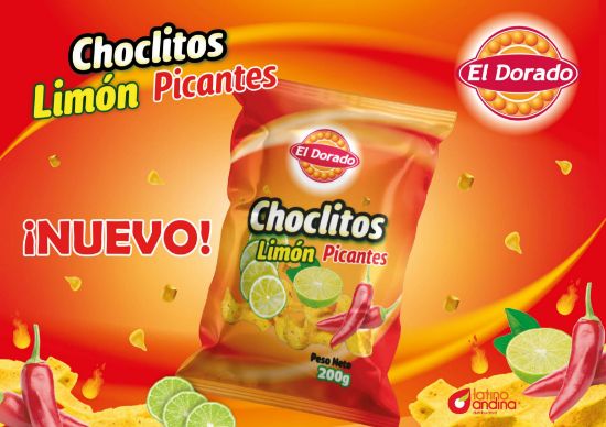 Imagen de CHOCLITOS LIMON PICANTE 200G EL DORADO