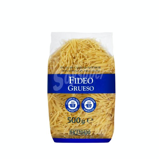 Imagen de FIDEO GRUESO 500G HACENDADO