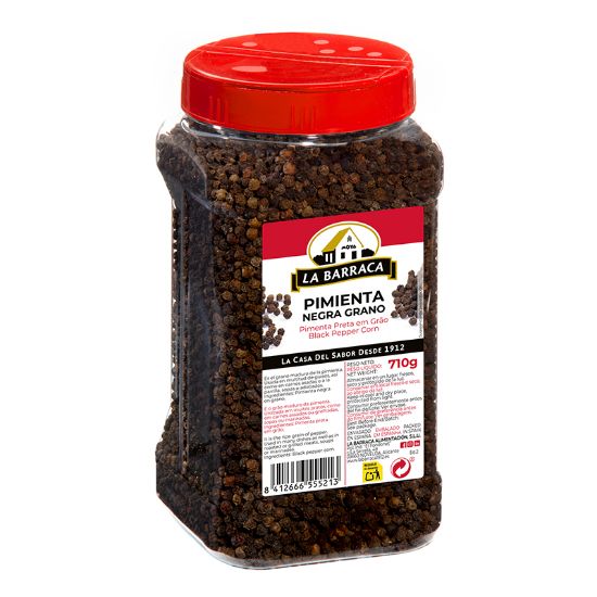 Imagen de PIMIENTA NEGRA GRANO 40G LA BARRACA