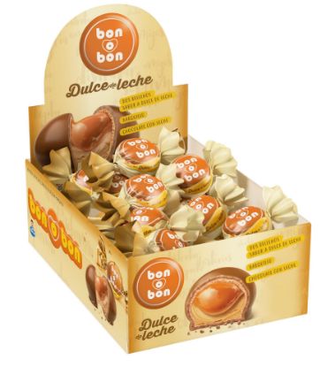 Imagen de BON BON DULCE DE LECHE 15G 450G