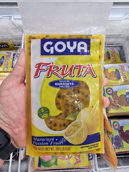 Imagen de PULPA DE MARACUYA CON PEPA 250G GOYA