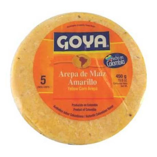 Imagen de AREPA MAIZ AMARILLO X 5 UND GOYA