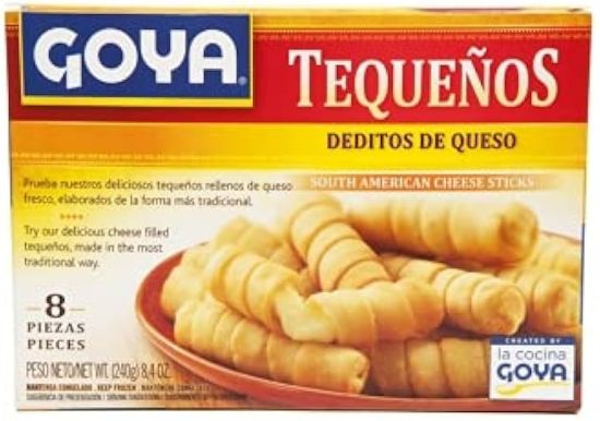 Imagen de TEQUEÑOS QUESO 8PZA GOYA
