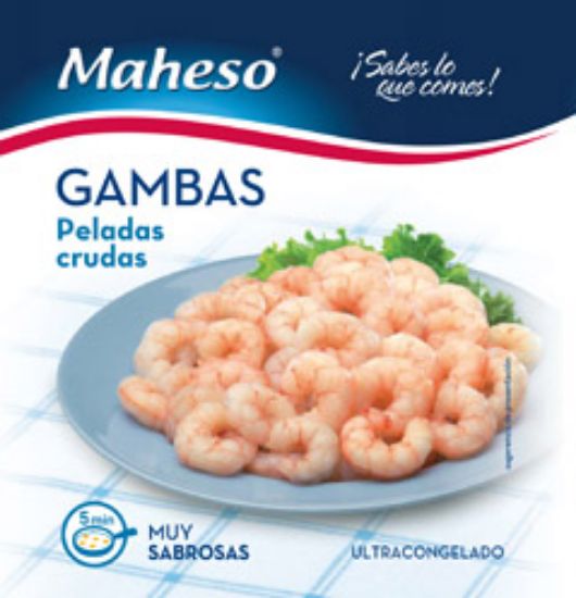 Imagen de GAMBAS PELADAS 750G MAHESO