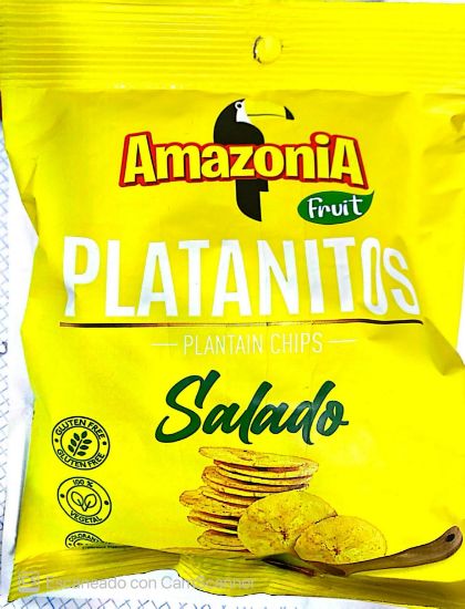 Imagen de PLATANOS SALADO AMAZONIA 75G